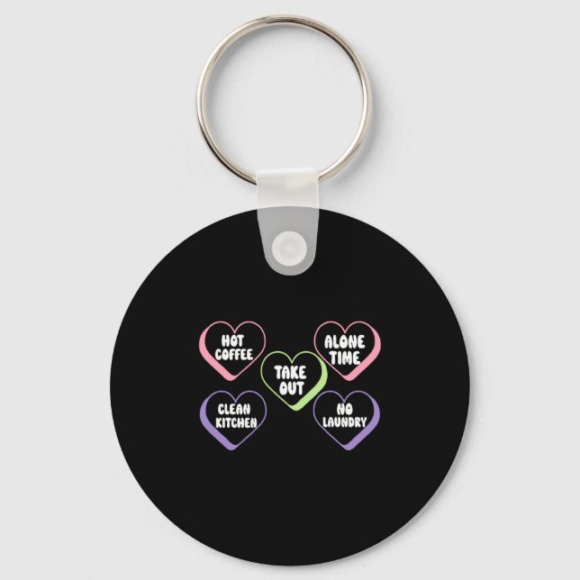 New Mom Valentines Day Things Moms Like Mommy And  Keychain (Front)