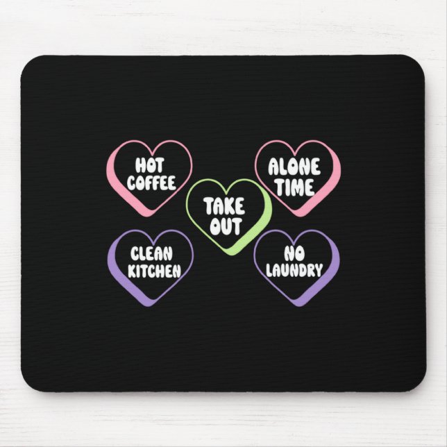 New Mom Valentines Day Things Moms Like Mommy And  Mouse Pad (Front)