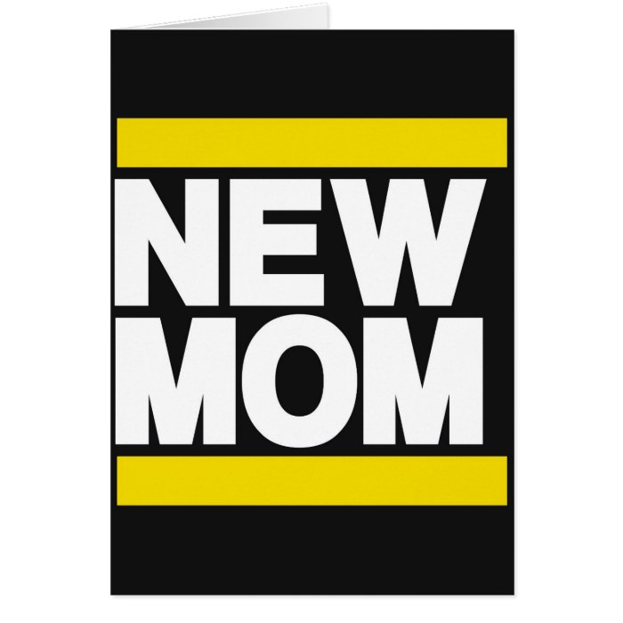 New Mom Yellow Cards