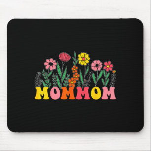 New Mommom Wildflower Floral First Birthday & Mouse Pad