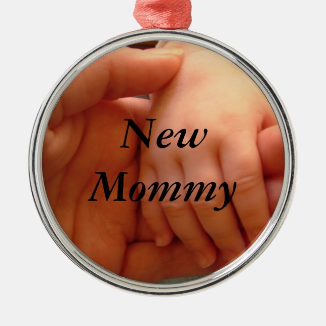 New Mommy Christmas Ornament (Front)