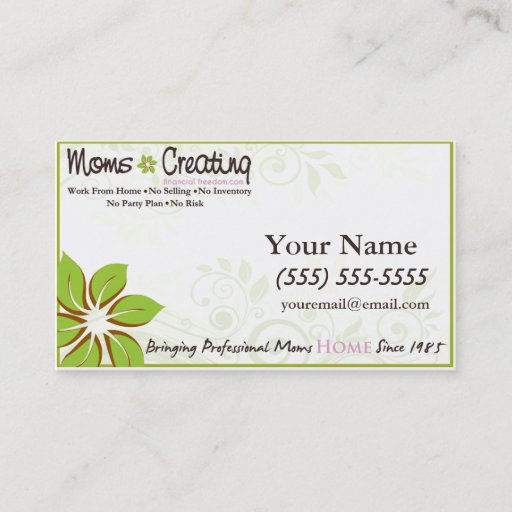 Customizable NEW Moms Business Card