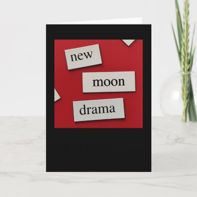 New Moon Card (Front)