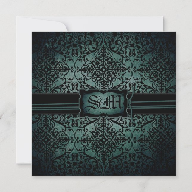 New Moon Wedding Invite Square (Front)