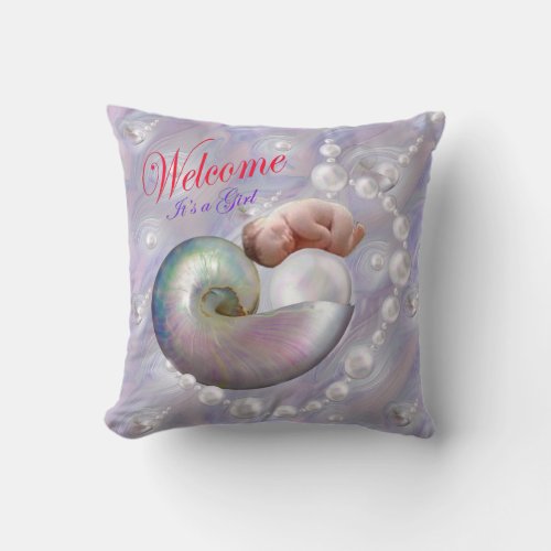 New Mother baby Shower Gift Baby Blanket Throw Pil Throw Pillow