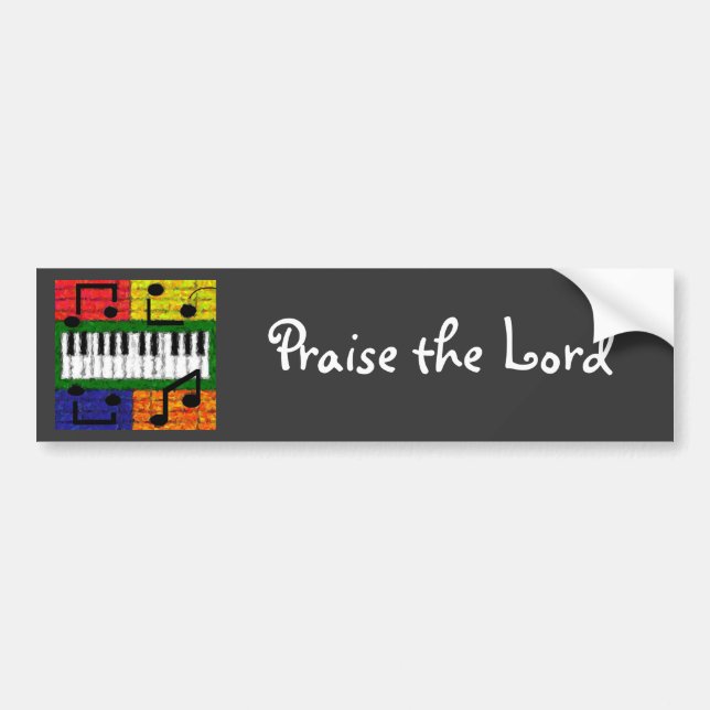 NEW MUSIC BUMPER STICKER (Front)