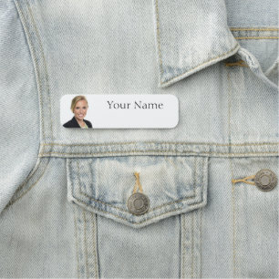 NEW! Name Tag - 3.5" X 1" Rectangle - Rounded