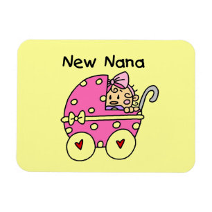 New Nana Baby in Carriage Gifts Magnet