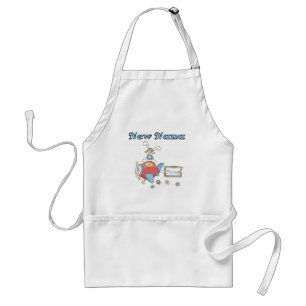 New Nana of Boy-Airplane Tshirts and Gifts Adult Apron
