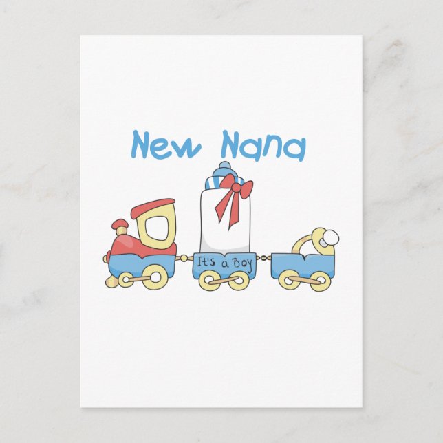 New Nana - Train Tshirts and Gift Postcard (Front)