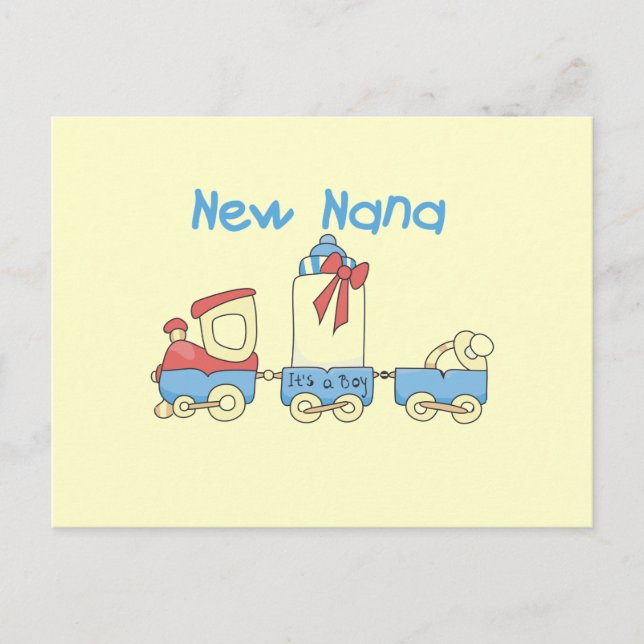 New Nana - Train Tshirts and Gift Postcard (Front)