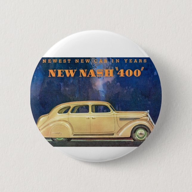 New Nash "400" Button (Front)