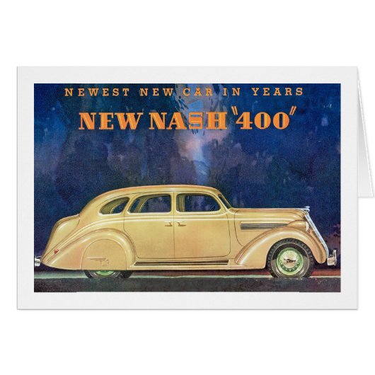 New Nash "400" Cards (Front Horizontal)