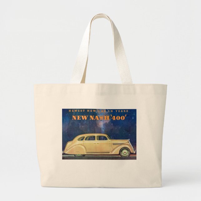 New Nash "400" Large Tote Bag (Front)