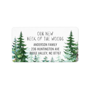 New Neck of the Woods New Address Label