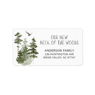 New Neck of the Woods New Address Label