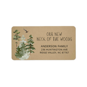 New Neck of the Woods New Address Label