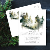 New Neck of the Woods New Address Post Card