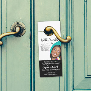 New neighbor Real Estate Agent door hanger