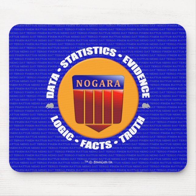 NEW NOGARA Official Seal Logo RatPad Mouse Pad (Front)