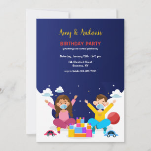 New Normal Kids At Play Invitation