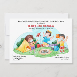 New Normal Outdoor Birth Party Invitation