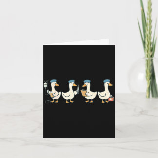New nurse graduation goose school nursing card