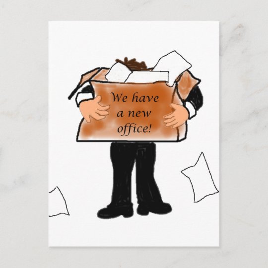 New Office Announcement Postcard