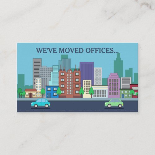 New Office Business Change of Address Insert