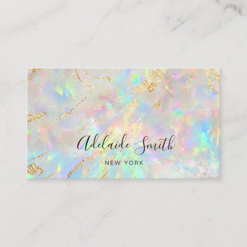 new opal stone Business Card