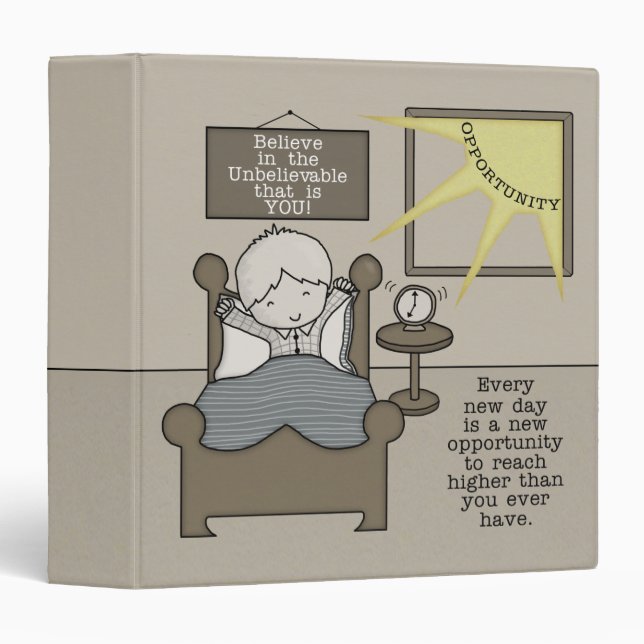 New Opportunity 3 Ring Binder (Front/Spine)