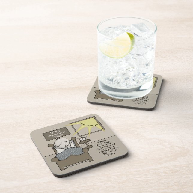 New Opportunity Beverage Coaster (Right Side)