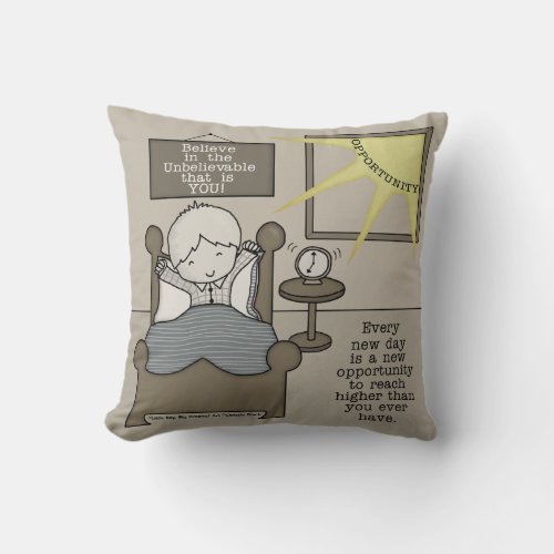 New Opportunity Throw Pillow