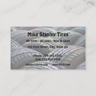 New or Used Tire sales Custom Business Card