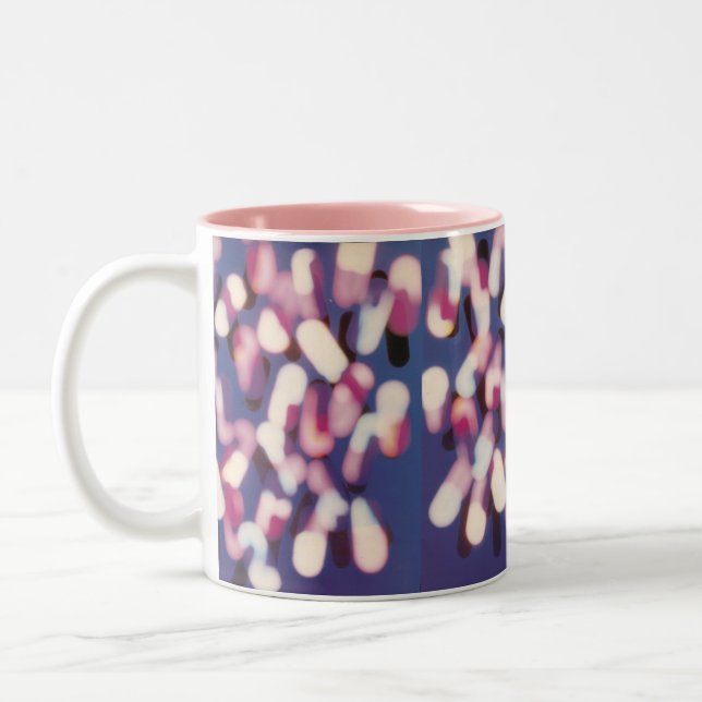 New Order - Fine Line - Pills Graphic Two-Tone Coffee Mug (Left)