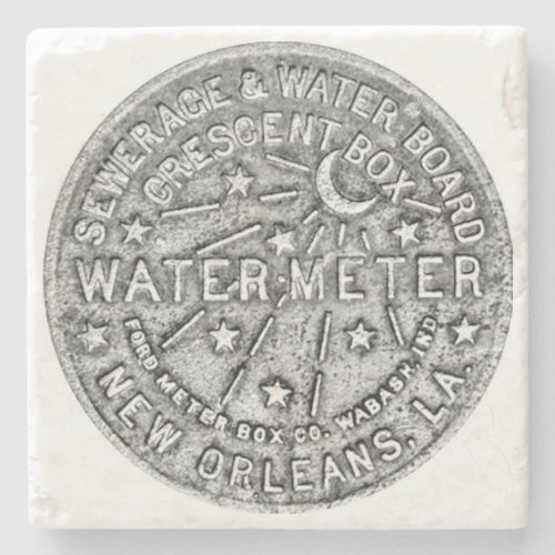 New OrleanNew Orleans Water Meter Stone Coaster
