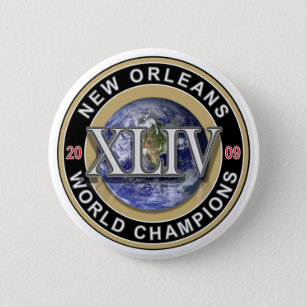 New Orleans 2009 World Champions Football Button