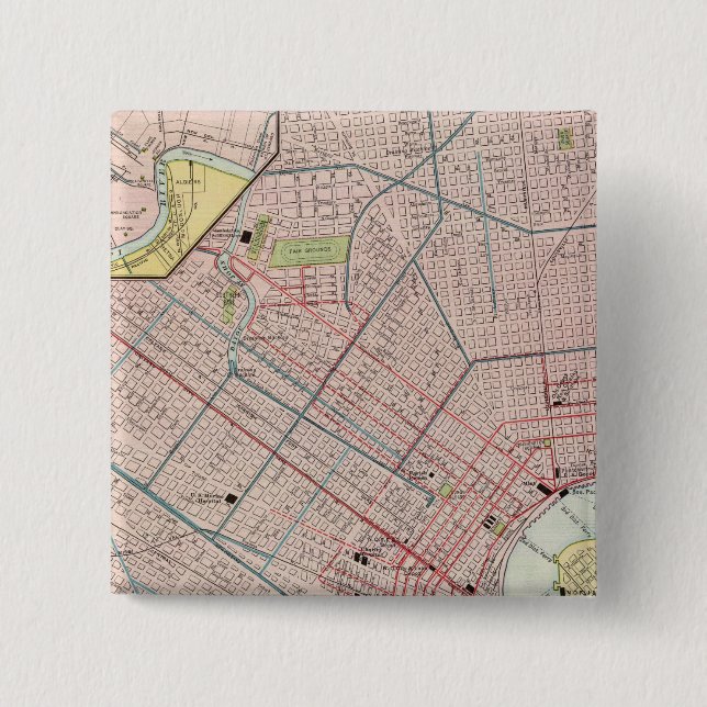 New Orleans 2 Pinback Button (Front)