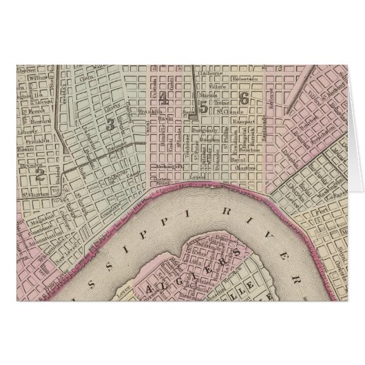 New Orleans 3 Cards (Front Horizontal)