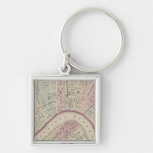 New Orleans 3 Keychain (Front)