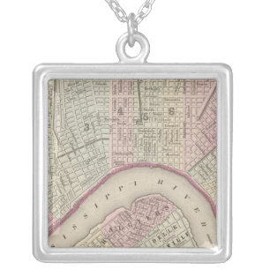 New Orleans 3 Silver Plated Necklace