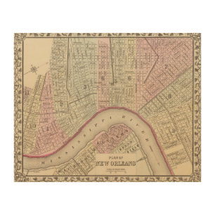 New Orleans 3 Wood Wall Decor