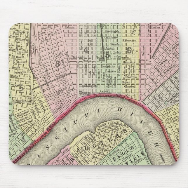 New Orleans 4 Mouse Pad (Front)