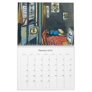 New Orleans Abstract Art Calendar