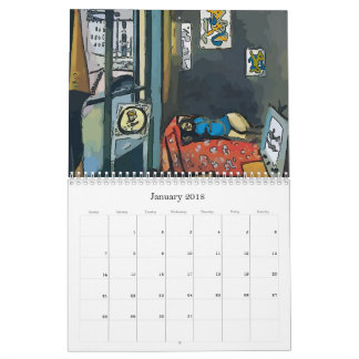 New Orleans Abstract Art Calendar