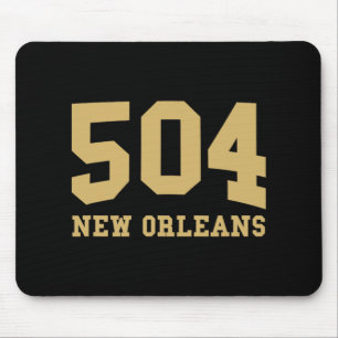 New Orleans Area Code 504 - Hometown Pride - Clic Mouse Pad