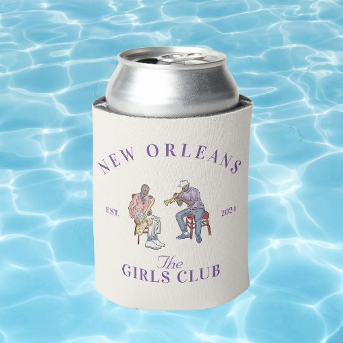 New Orleans Bachelorette Girls Club Can Cooler