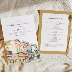 New Orleans Bachelorette Invite & Itinerary