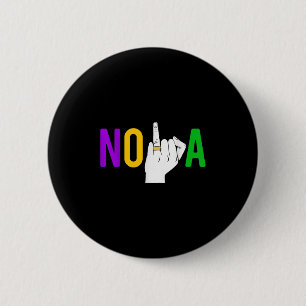 New Orleans Bachelorette Party Ring Mardi Gras Gir Button