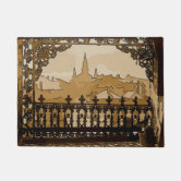 New Orleans Balcony Vintage Image Doormat